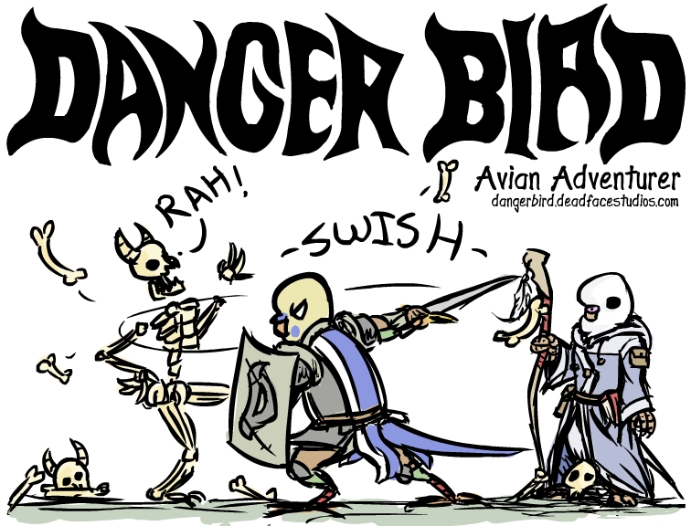 danger bird comic con poster